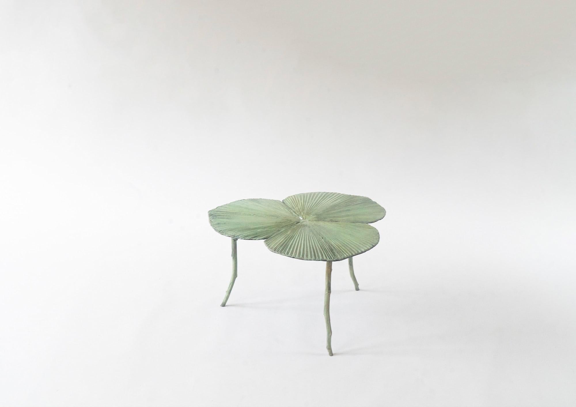 Organic Modern Contemporary Bronze Nesting Tables by Clotilde Ancarani For Sale
