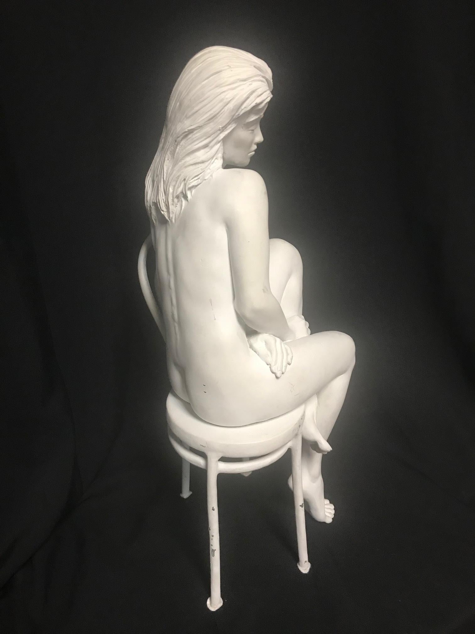 Modern Contemporary Bronze of Nude, 'Solitude', Bill Mack