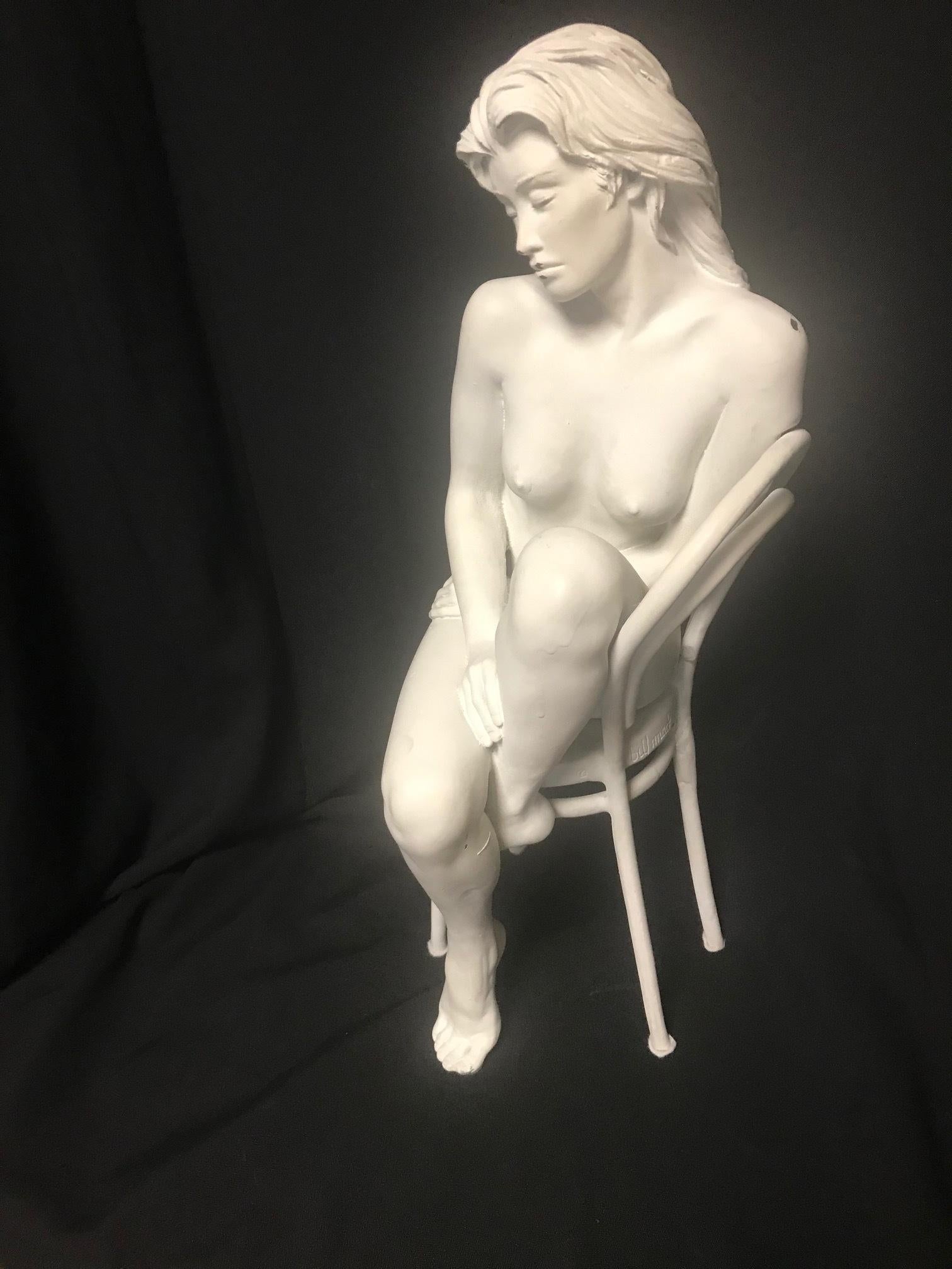 American Contemporary Bronze of Nude, 'Solitude', Bill Mack