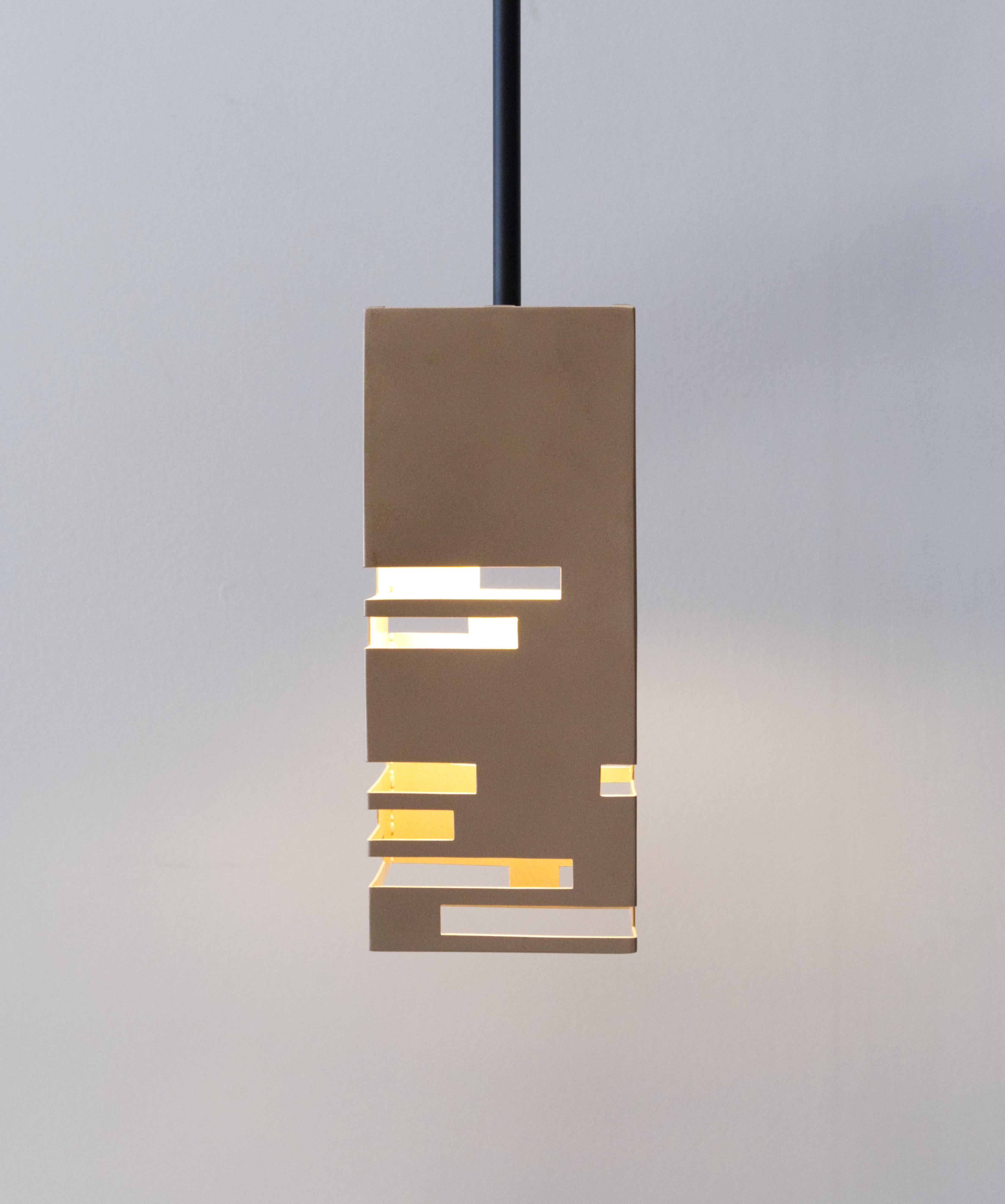 Moderno Lampada a sospensione contemporanea in bronzo, 