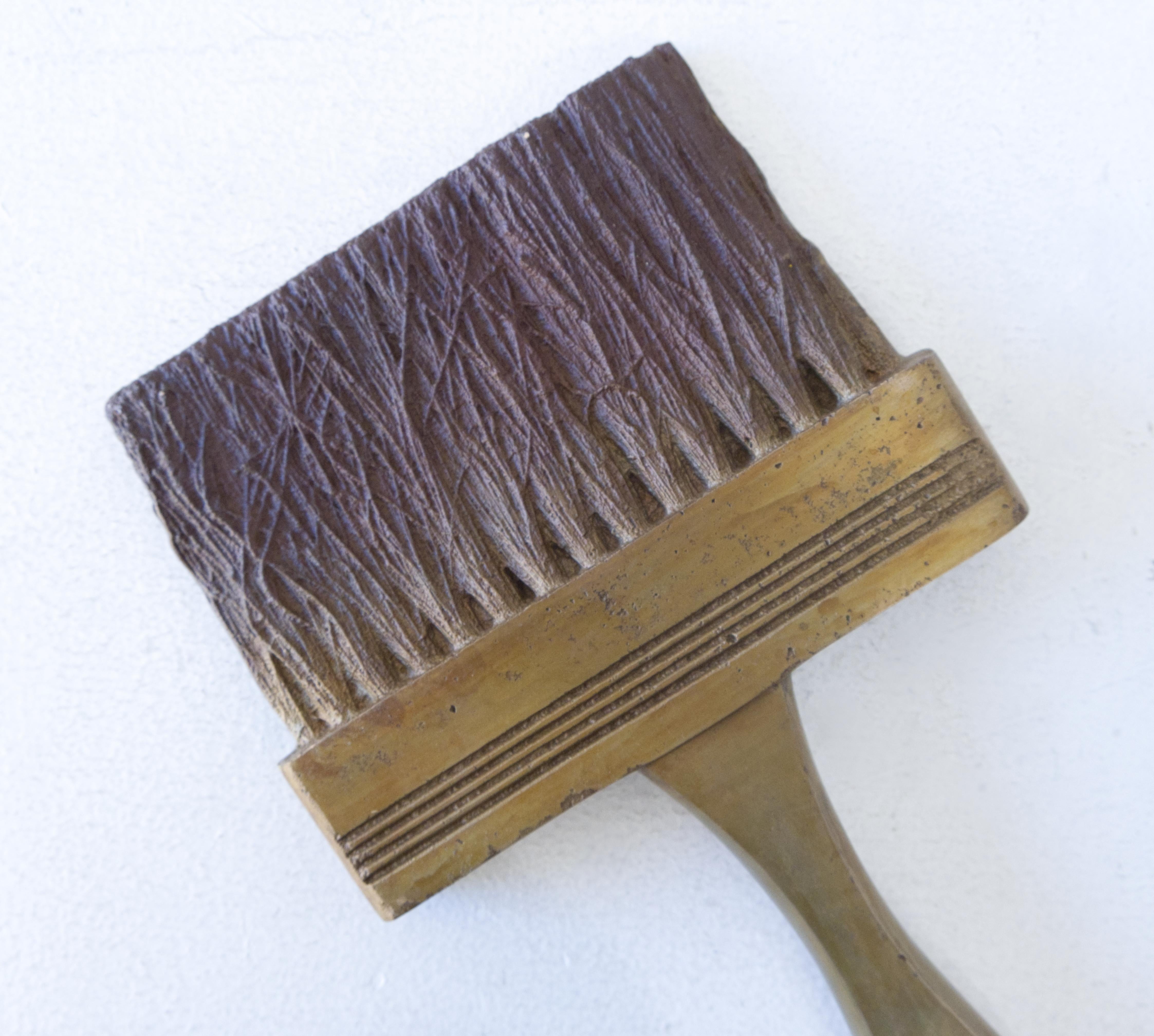 Americano Scultura contemporanea in bronzo fuso 'Brushes of the Artist #11' di Charles Splady in vendita