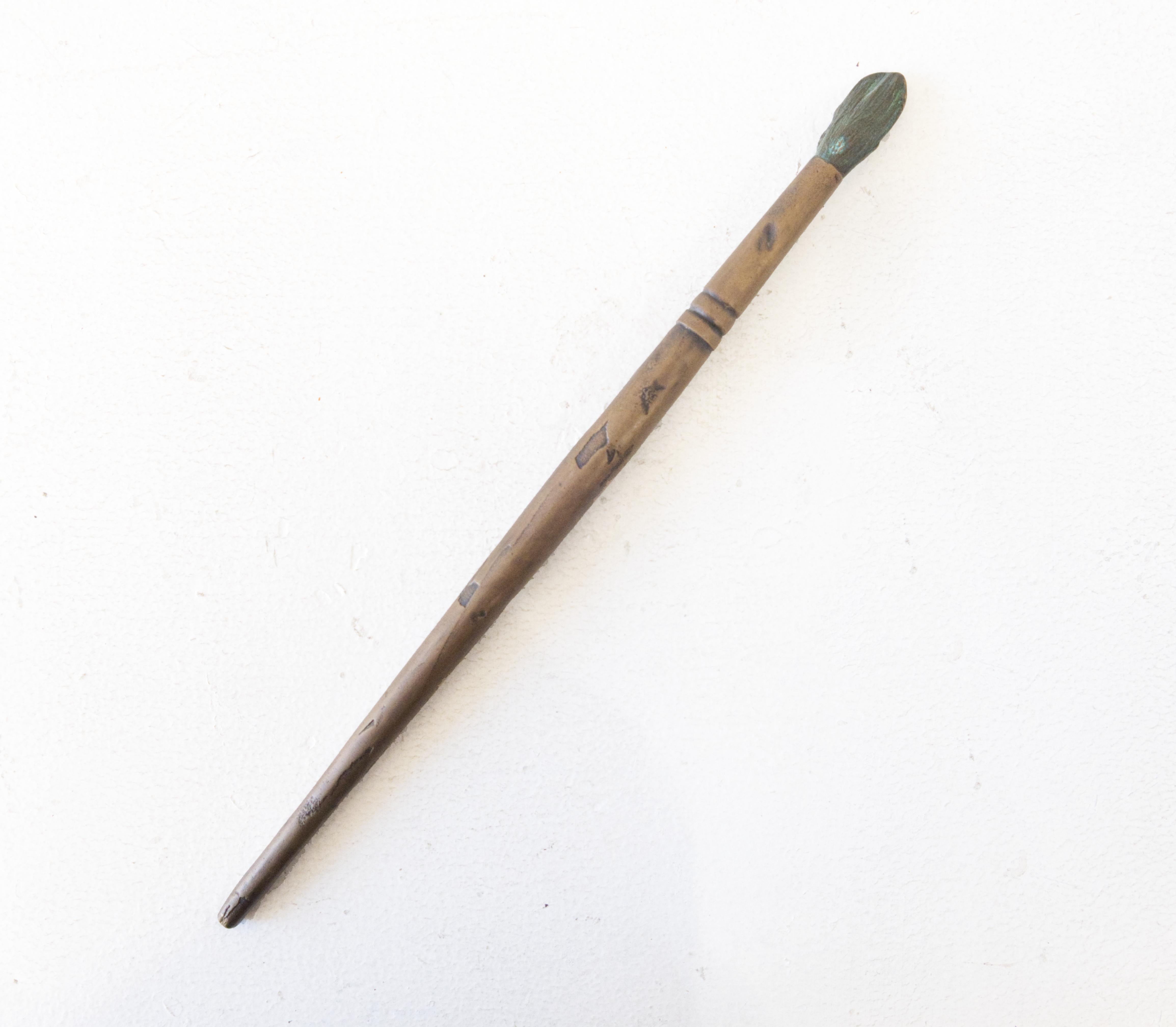 'Brushes of the Artist' is a series in which each brush, carefully molded and cast in bronze, symbolizes years of creative work in Charles Splady's studio. These once-functional tools are now transformed into enduring sculptures, capturing the