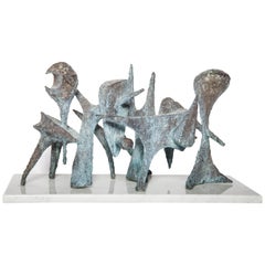 Sculpture contemporaine en bronze de BJ Las Ponas