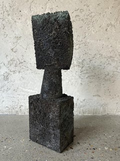 Contemporary Bronze Totem Sculpture by Elliot Bergman