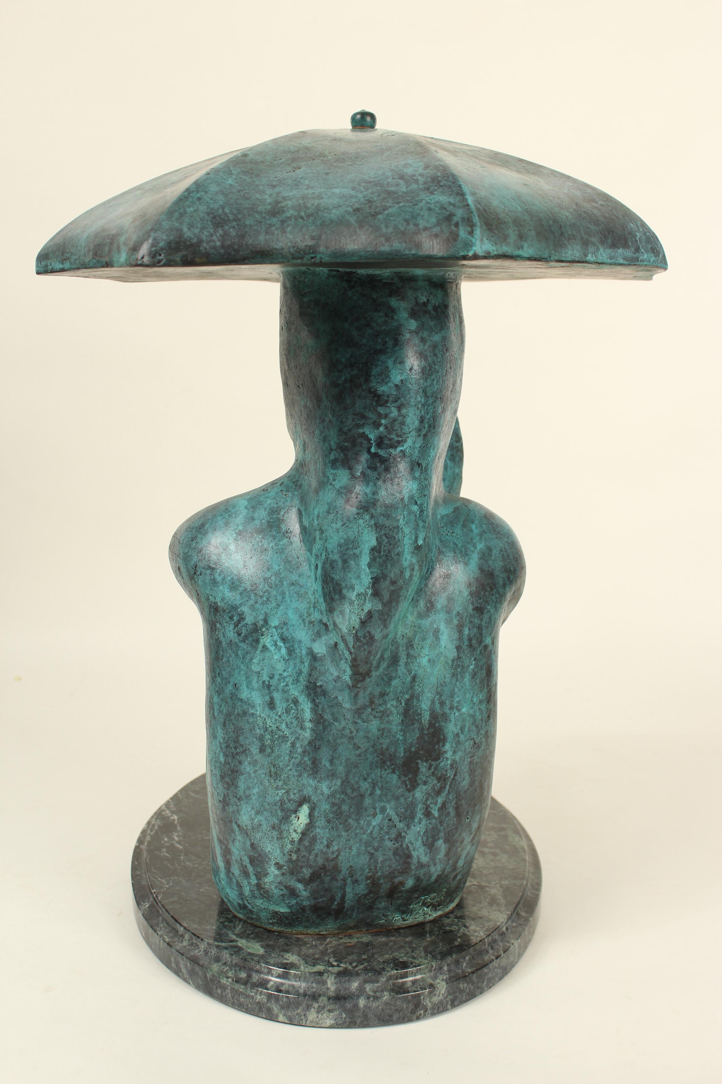 Mexican Contemporary Bronze Sculpture by Victor Salmones