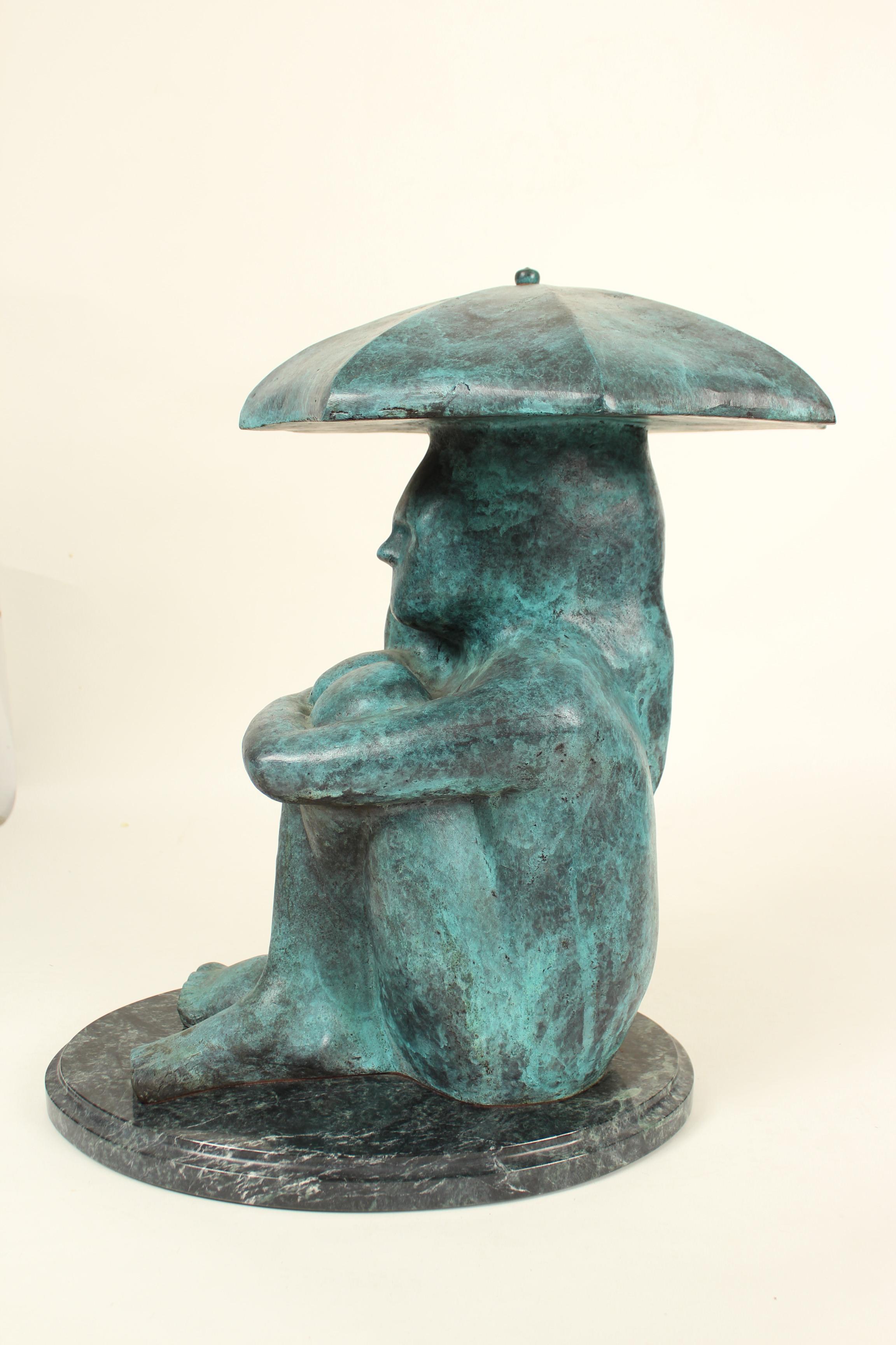 Contemporary Bronze Sculpture by Victor Salmones In Excellent Condition In Laguna Beach, CA