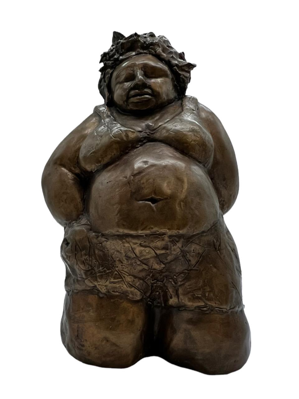 Yael Erlichman Contemporary Bronze Sculpture Depicting a Robust Woman, 2002 For Sale 7