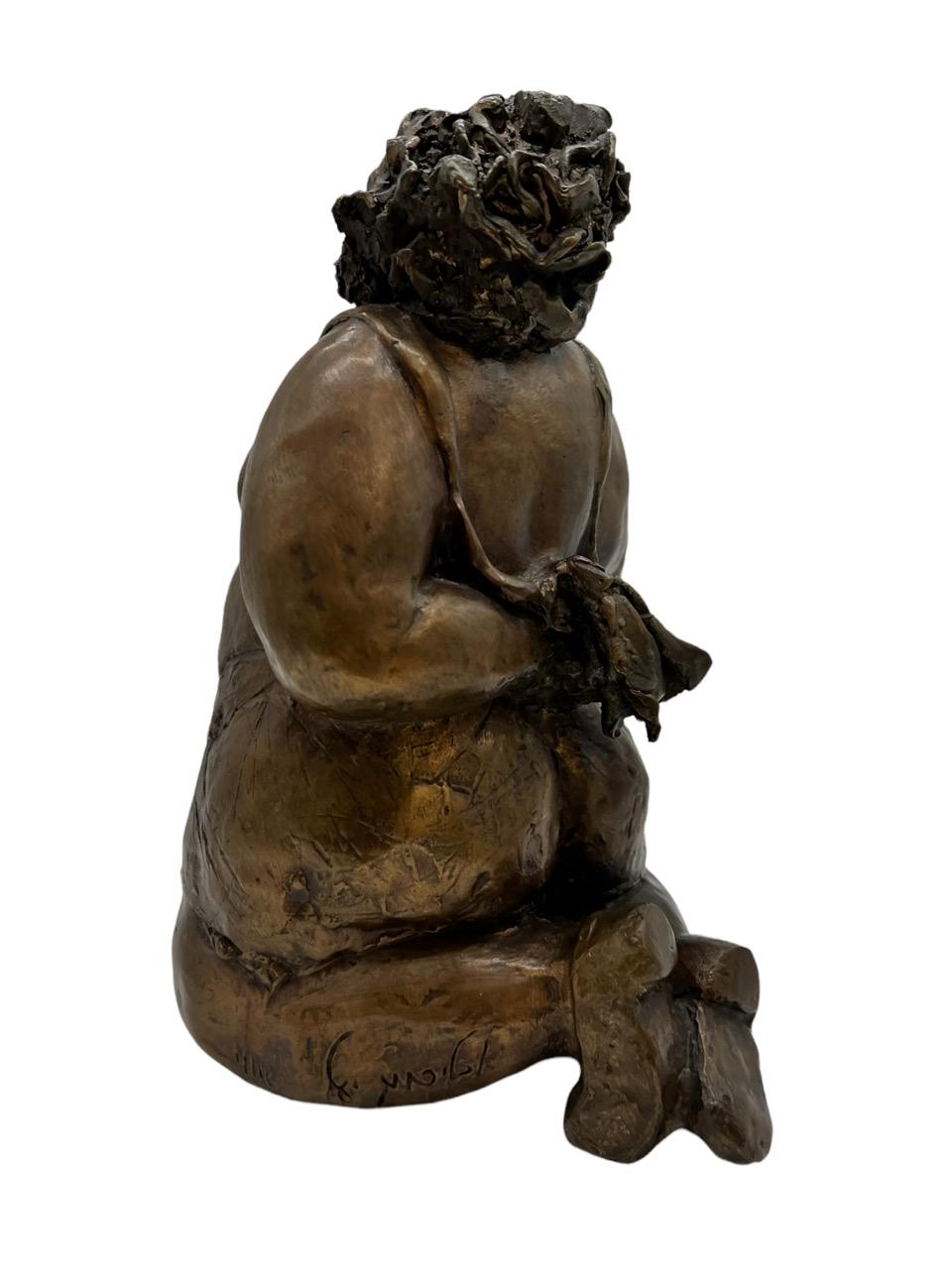Sculpture contemporaine en bronze représentant une femme vierge par Yael Erlichman, 2002 en vente 2