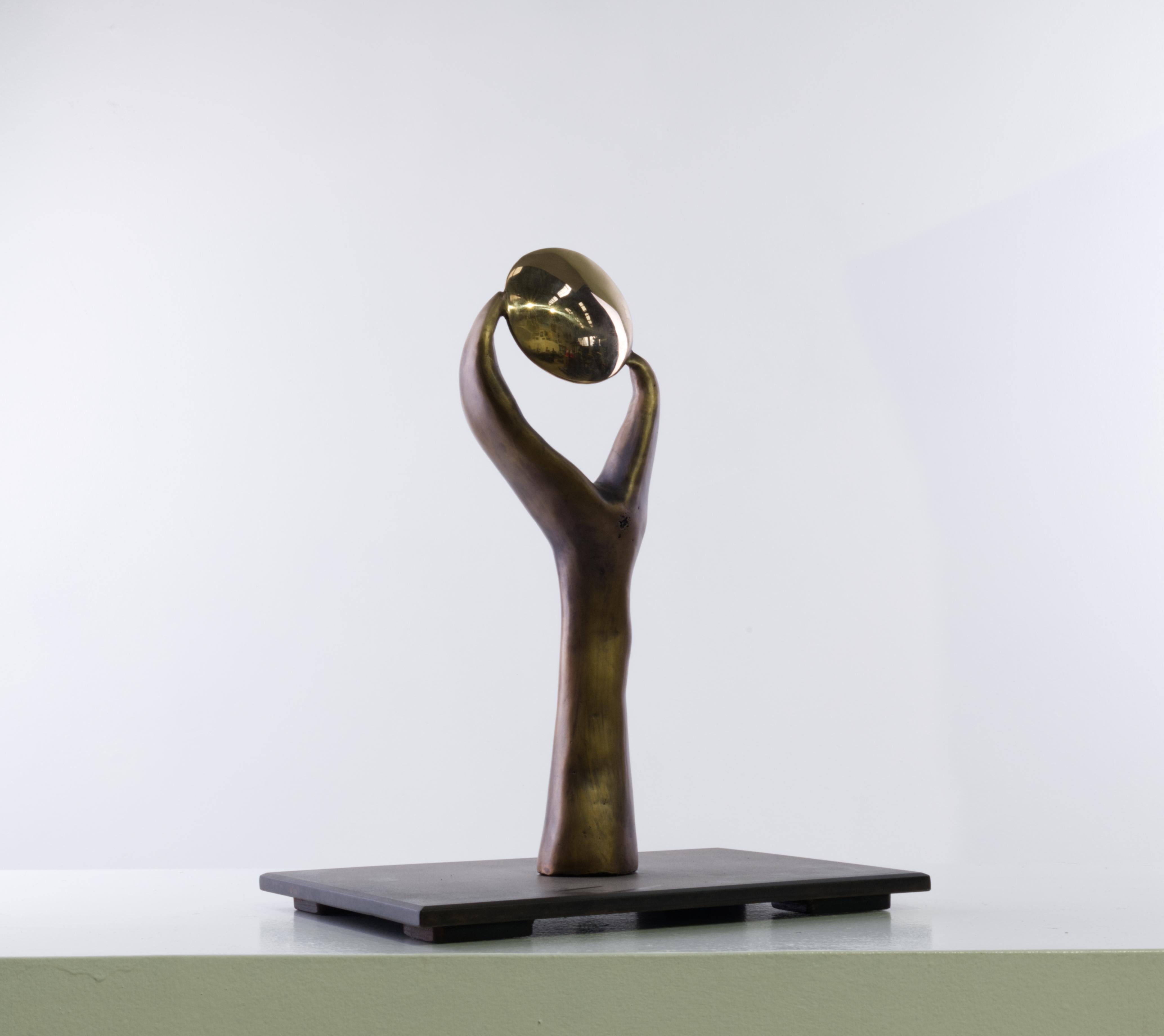 Contemporary Bronze Sculpture, 'Eye of Perception' von Tori Hermes (Moderne) im Angebot