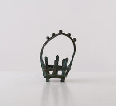 Contemporary Bronze Sculpture, 'Imaginary Friend' by Gudrun Thompson