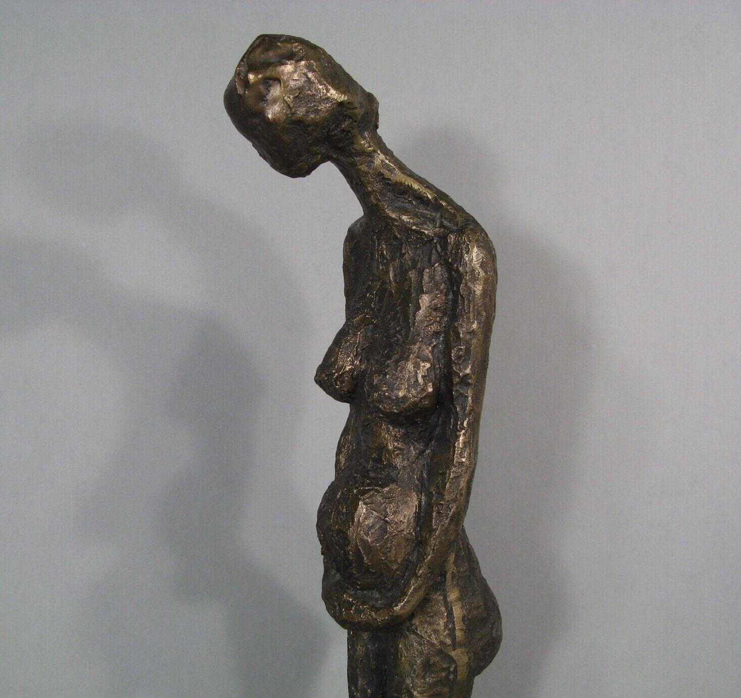 Contemporary Bronze Sculpture of Pregnant Woman by Paul Juvin - 1Y200 5