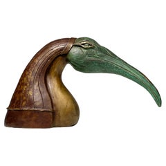 Sculpture contemporaine en bronze "Timeless Seer" de Tori Hermes