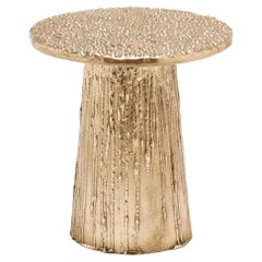 Contemporary Bronze Side Table "Champagne" by Colo, France