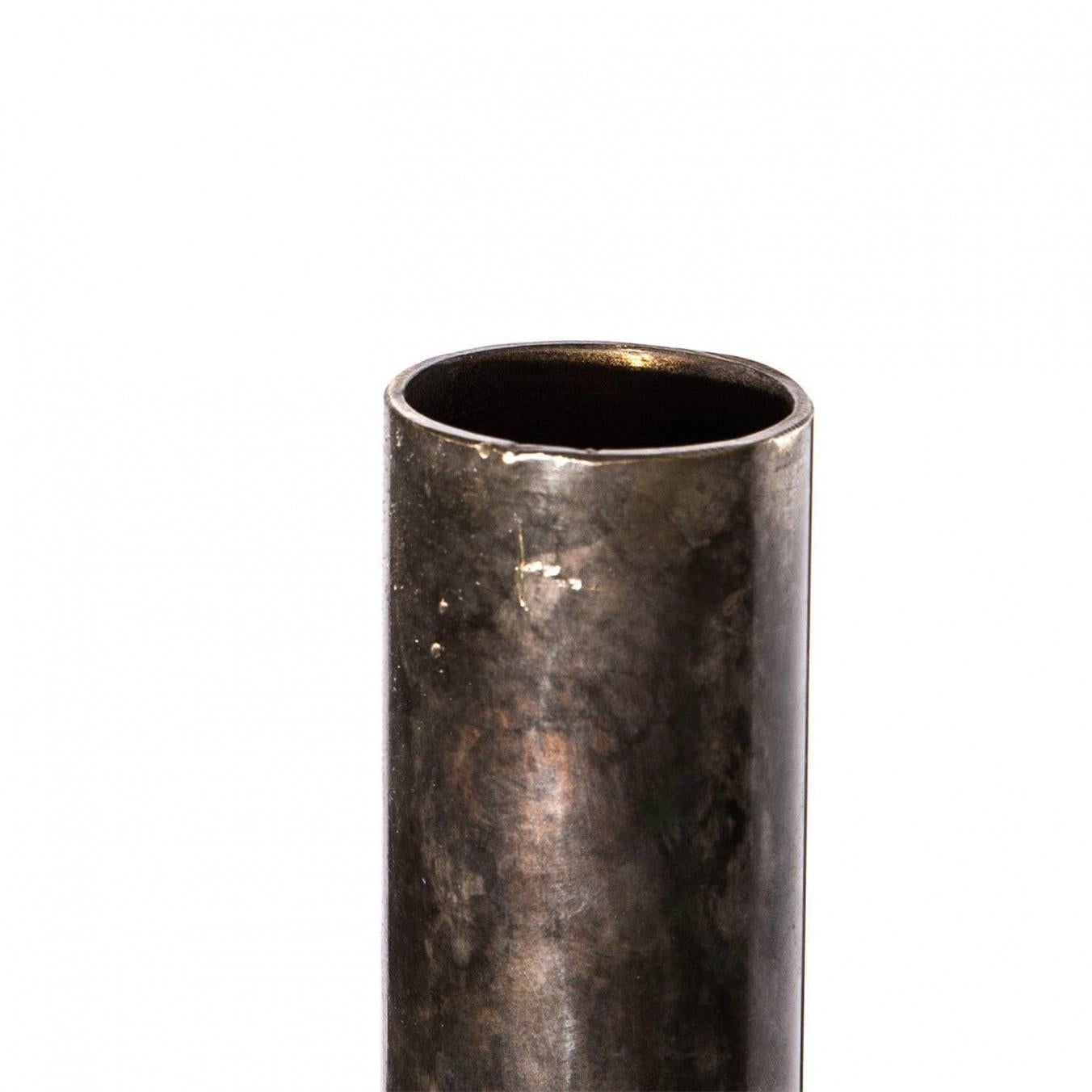 Contemporary Bronze Swan Neck Vase by Rick Owens In New Condition For Sale In Warsaw, PL