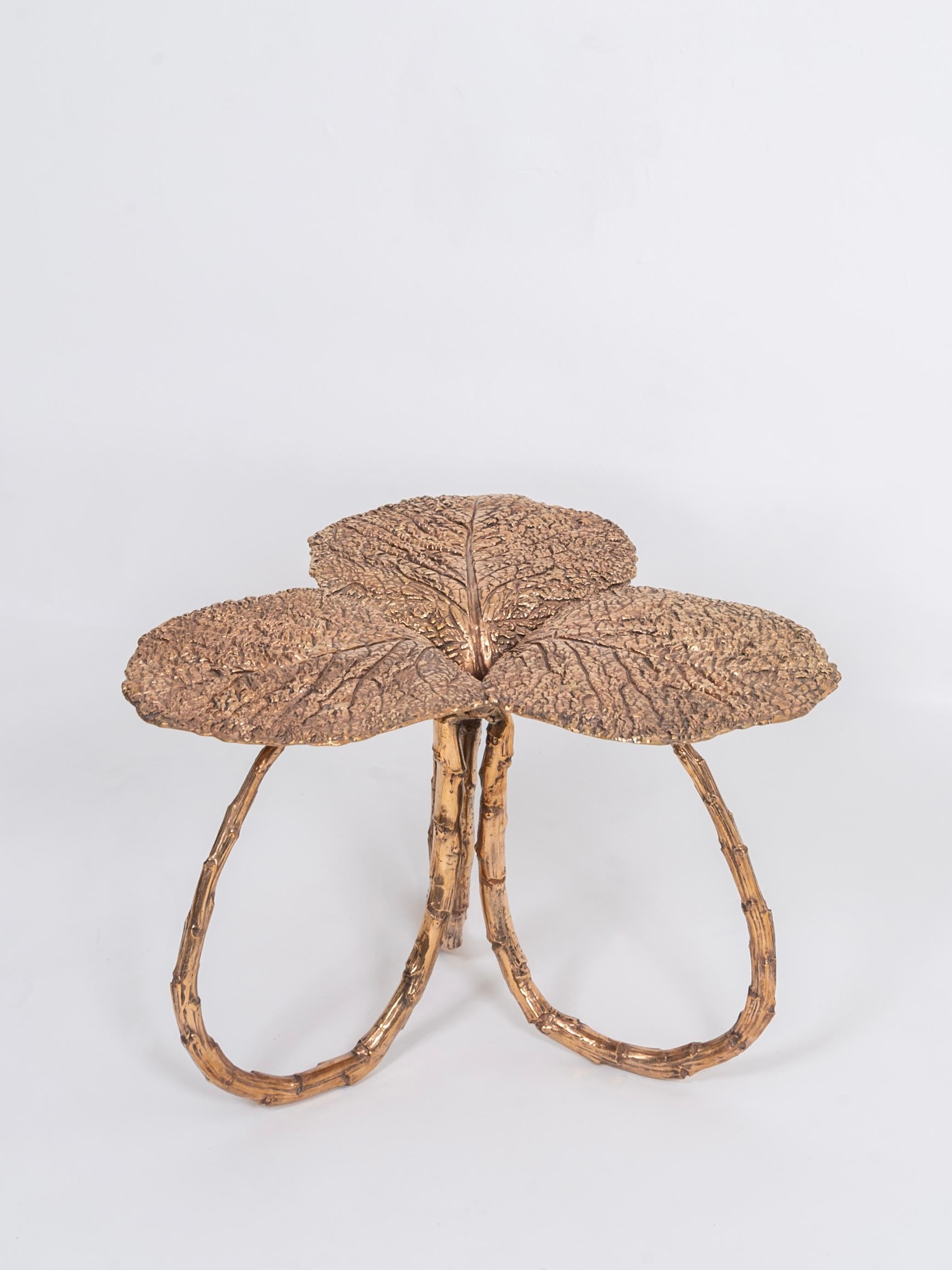 Belge Table en bronze contemporaine 