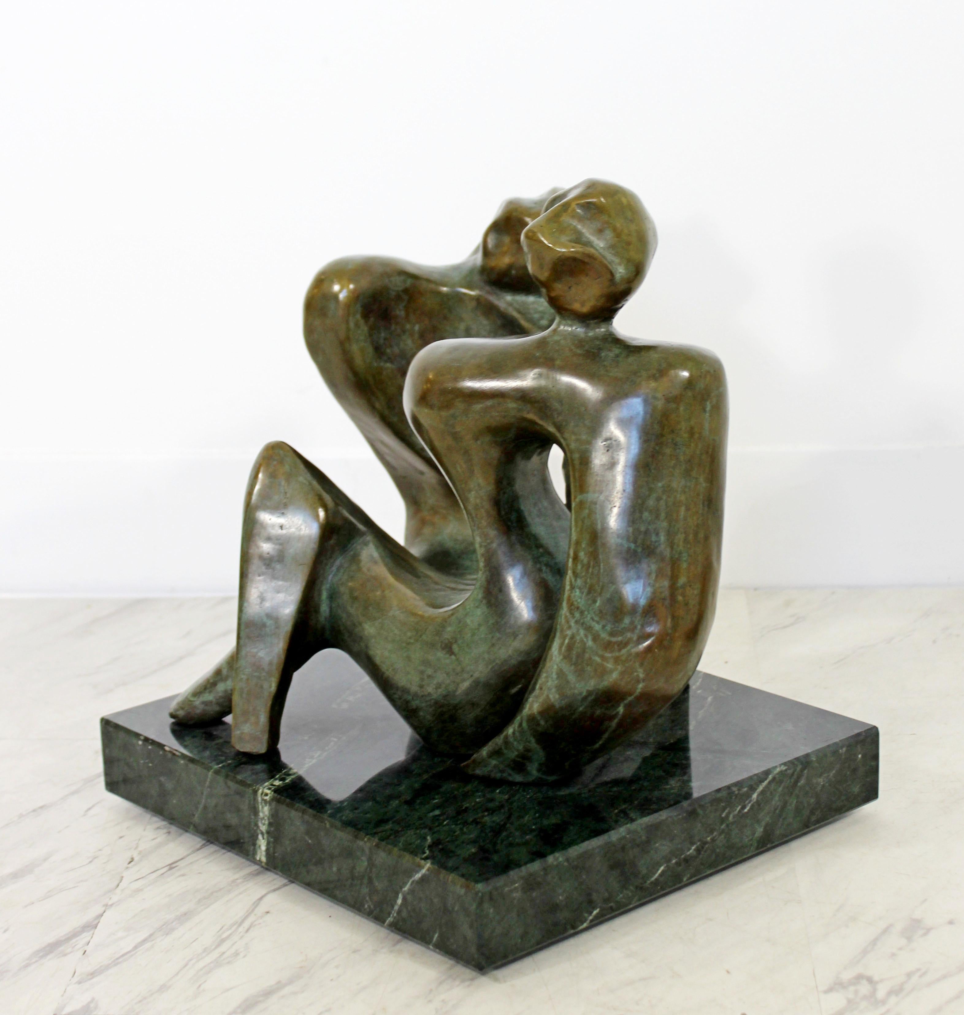 Contemporary Bronze Table Sculpture of Women Jean Jacques Porret Prologue 2/8 5