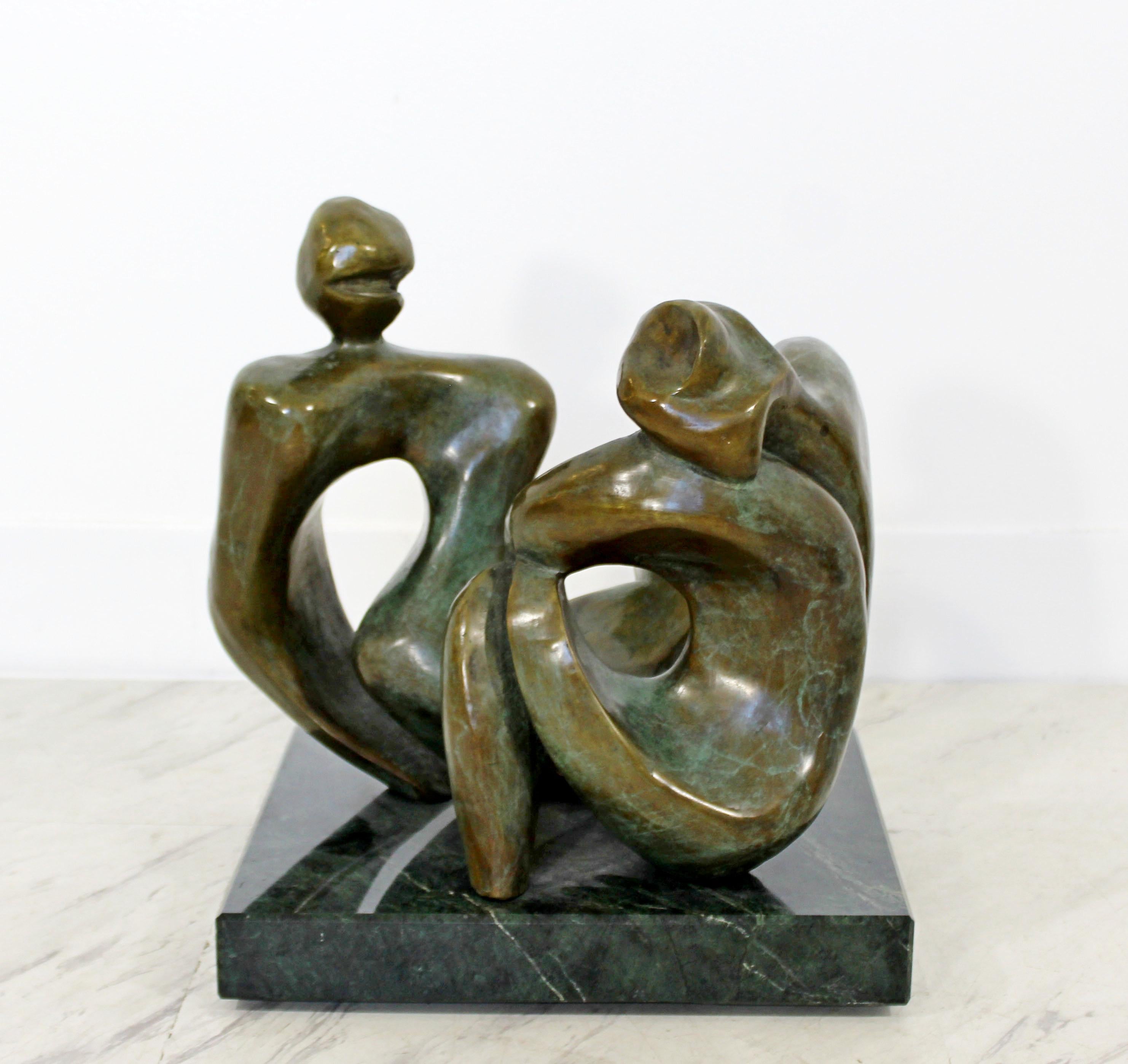 Contemporary Bronze Table Sculpture of Women Jean Jacques Porret Prologue 2/8 2