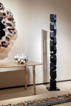 Contemporary Bronze Totem Sculpture by Bertrand Créac'h, France