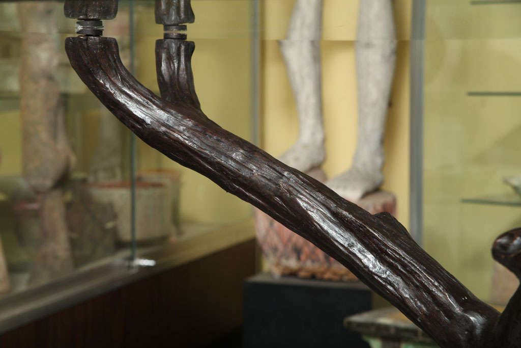 Contemporary Bronze Tree-Trunk Dining Table Base or Sculpture 1