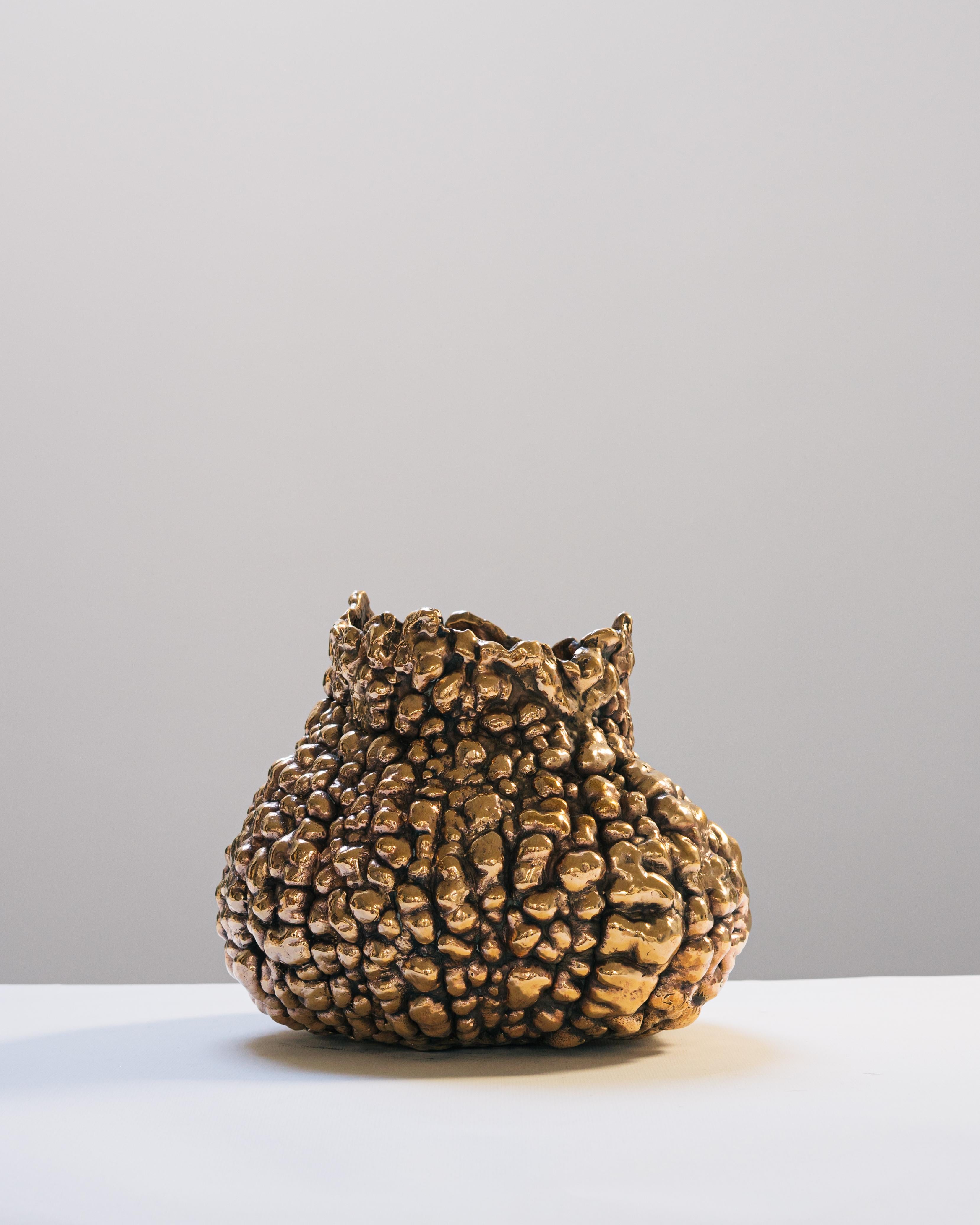 Contemporary Bronze Vase Bubble by Clotilde Ancarani, 2022 1