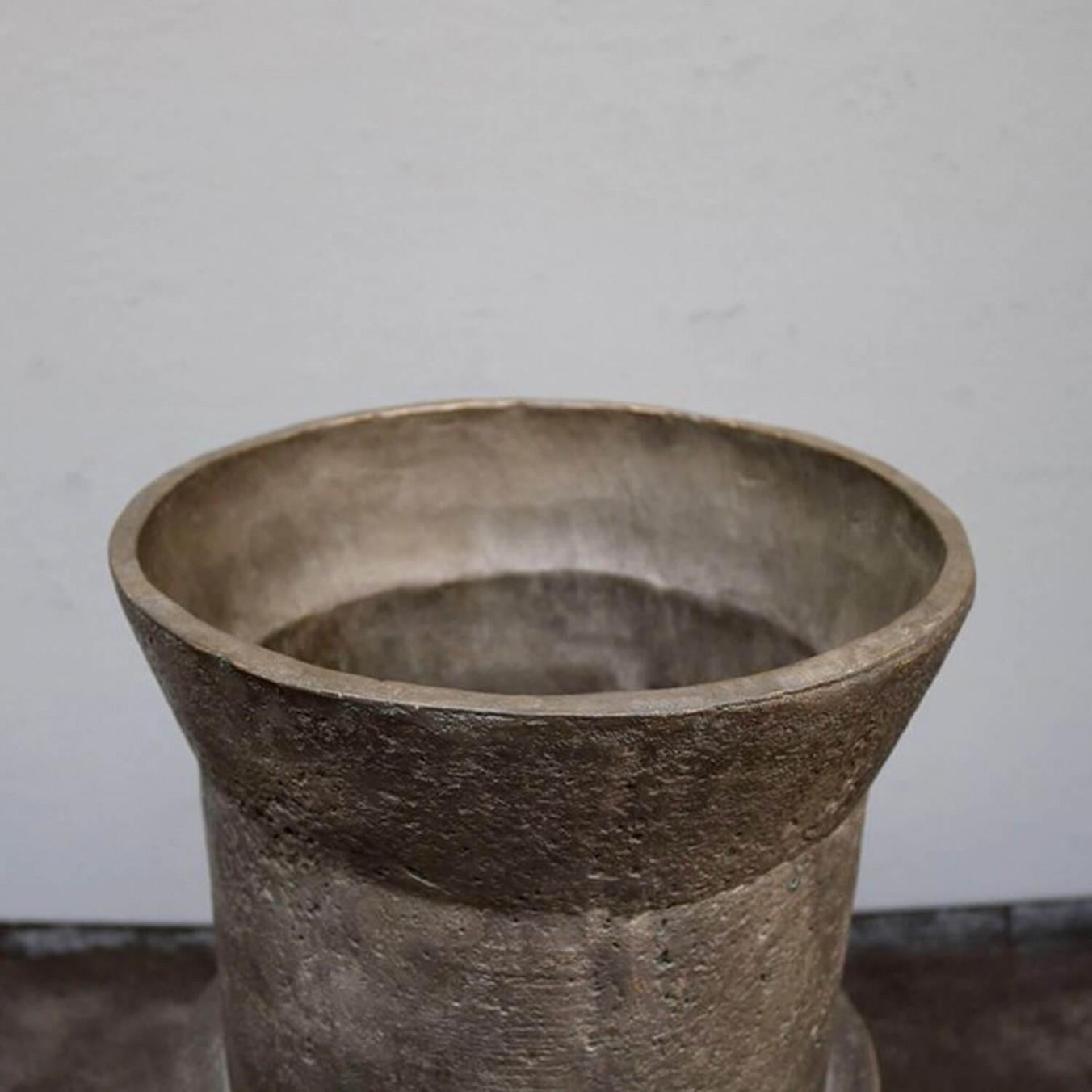 Contemporary Bronze Vase, Urn by Rick Owens In New Condition For Sale In Warsaw, PL