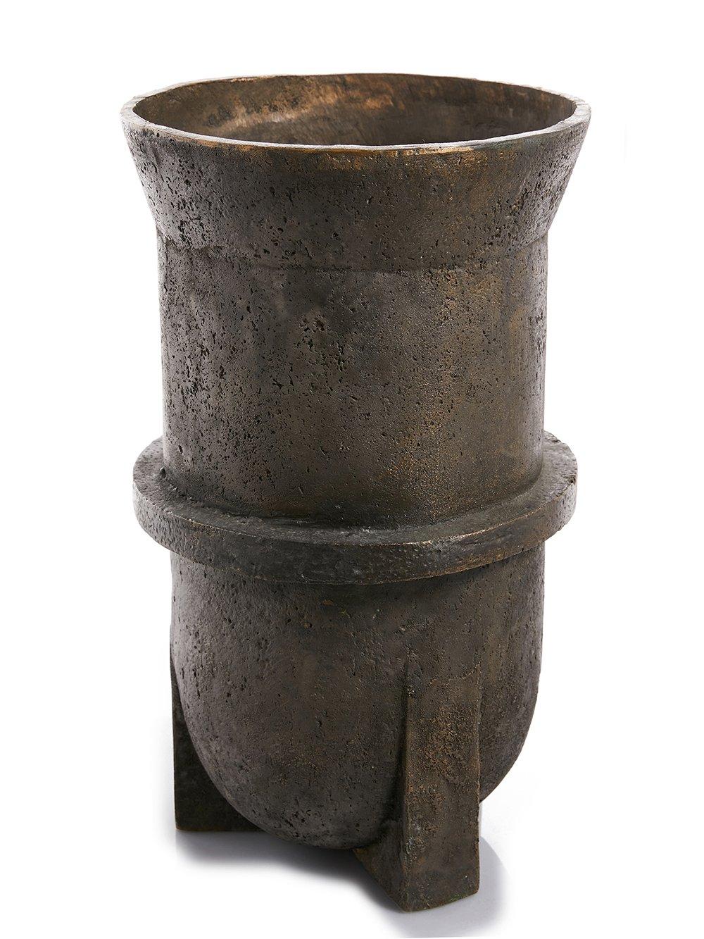 Contemporary Bronze Vase, Urn by Rick Owens For Sale 1