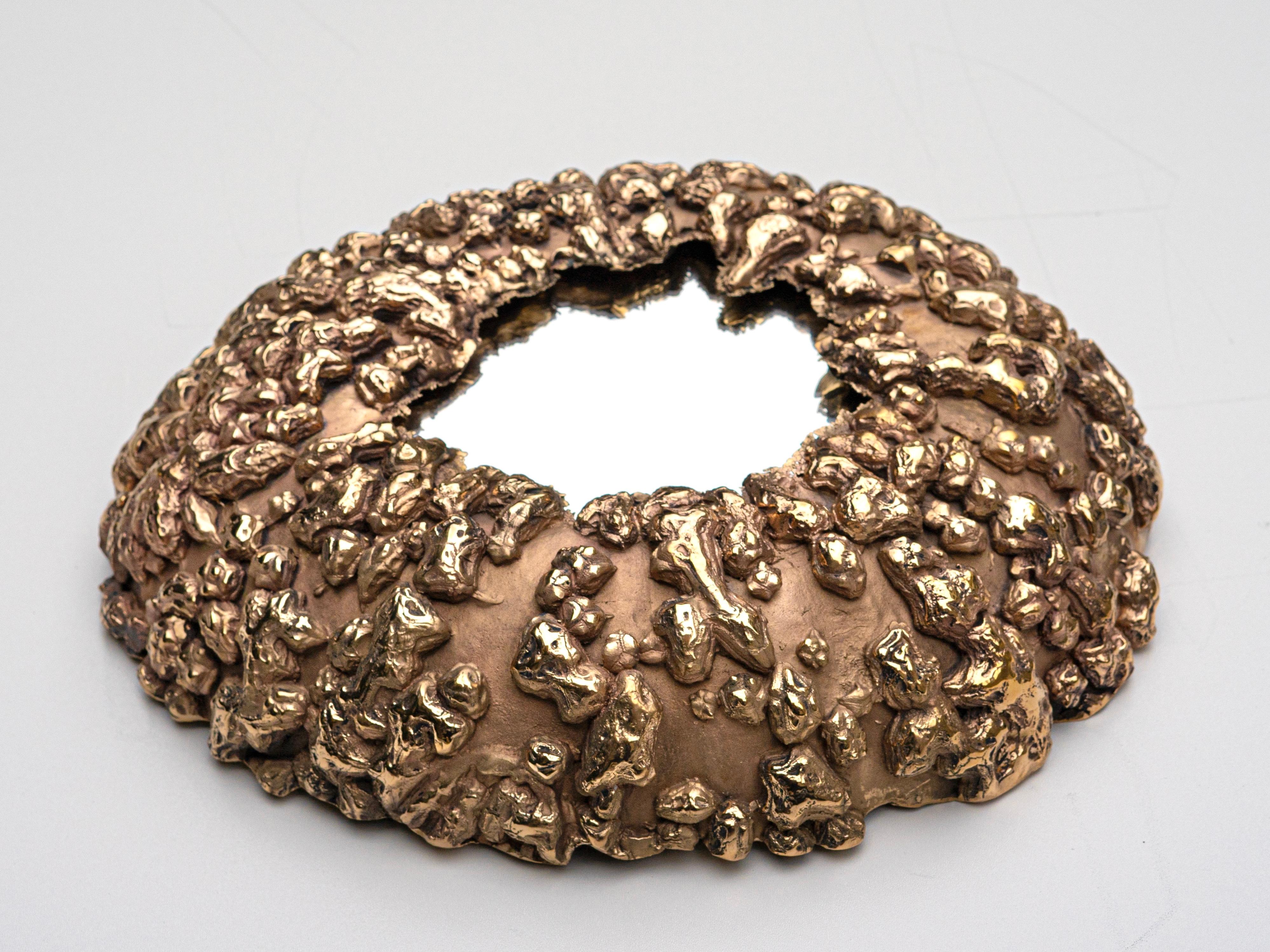 Contemporary Bronzer Mirror Peanuts von Clotilde Ancarani im Zustand „Neu“ im Angebot in London, GB