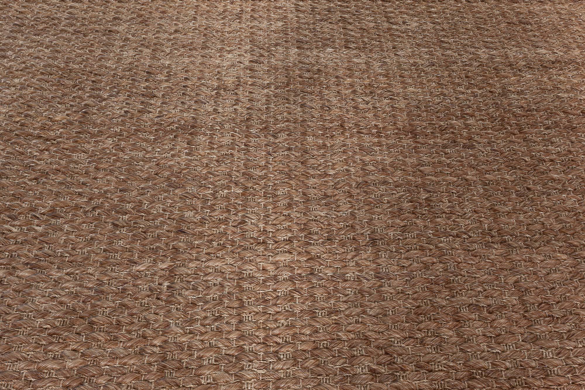 Contemporary Brown Abaca Rug by Doris Leslie Blau
Size: 15'0