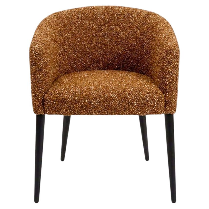Contemporary Brown Blur Dining Chair Utopía For Sale