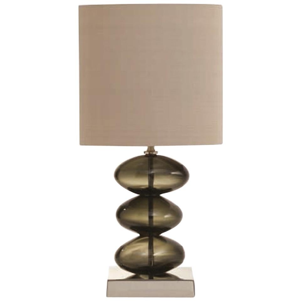 21st Century Brown Color Blown Glass Made by Porta Romana UK Table Lamp