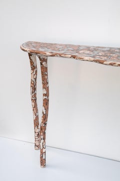 Contemporary Brown console by Elissa Lacoste