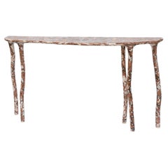 Contemporary Brown console by Elissa Lacoste