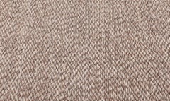 Modern Solid Brown Wool Runner by Doris Leslie Blau