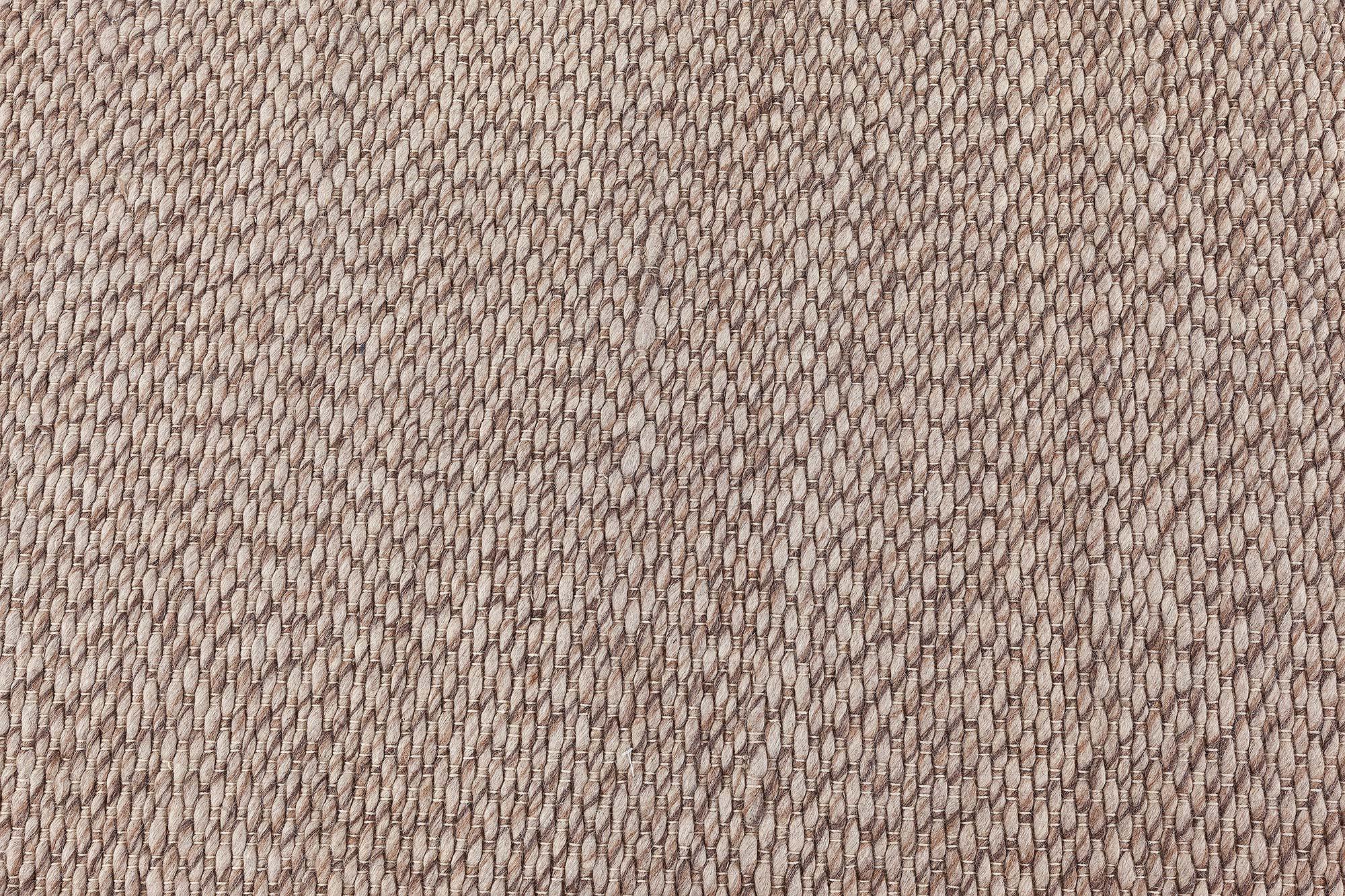 Contemporary Brown Handmade Wool Runner by Doris Leslie Blau.
Size: 3'7