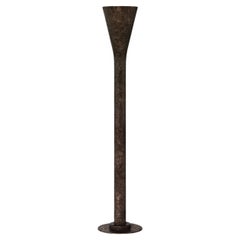 Contemporary Brown Patinated Bronze Floor Lamp, KEL by Garnier&Linker