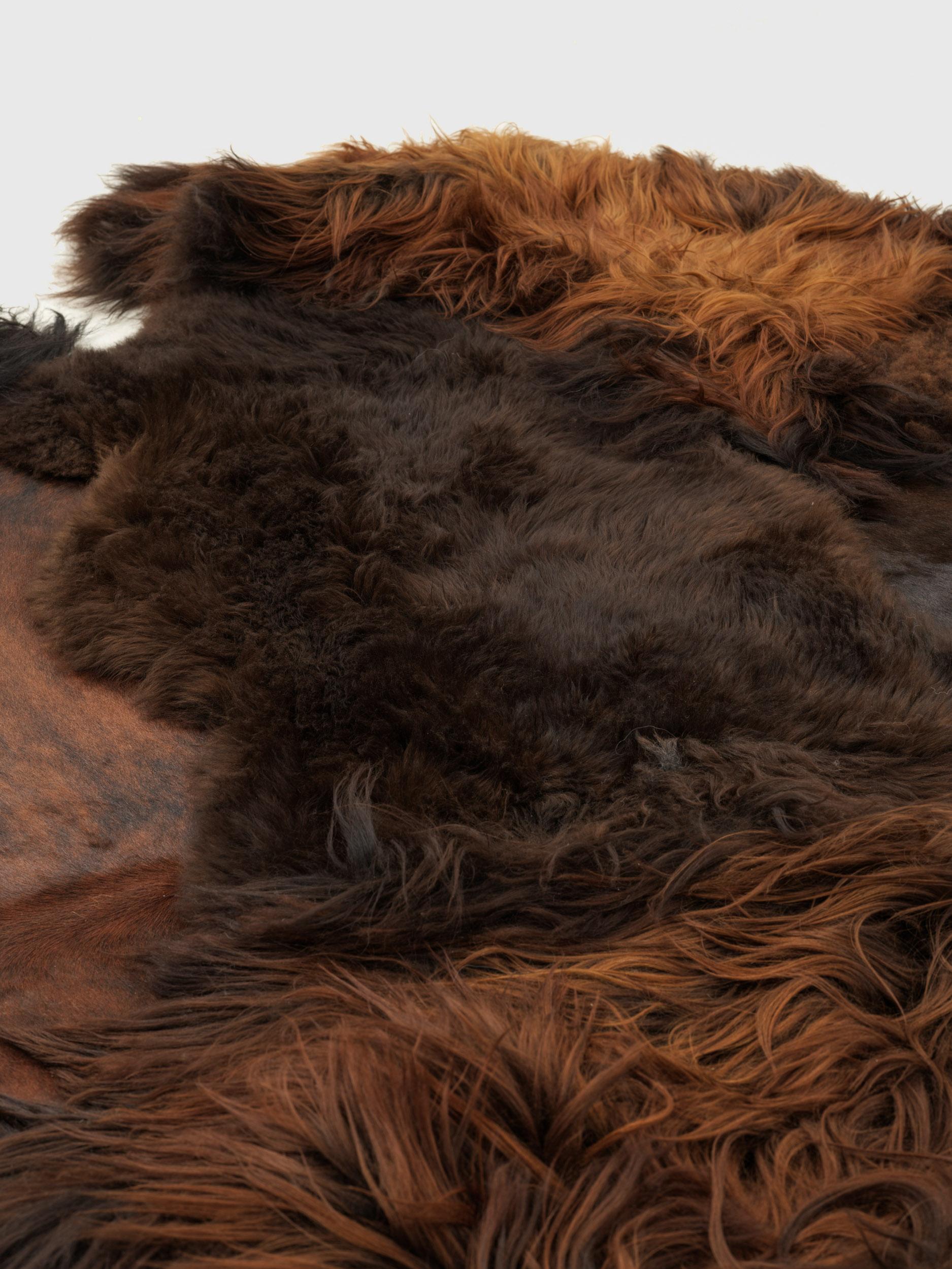 Contemporary Brown Sheep skin customisable For Sale 1