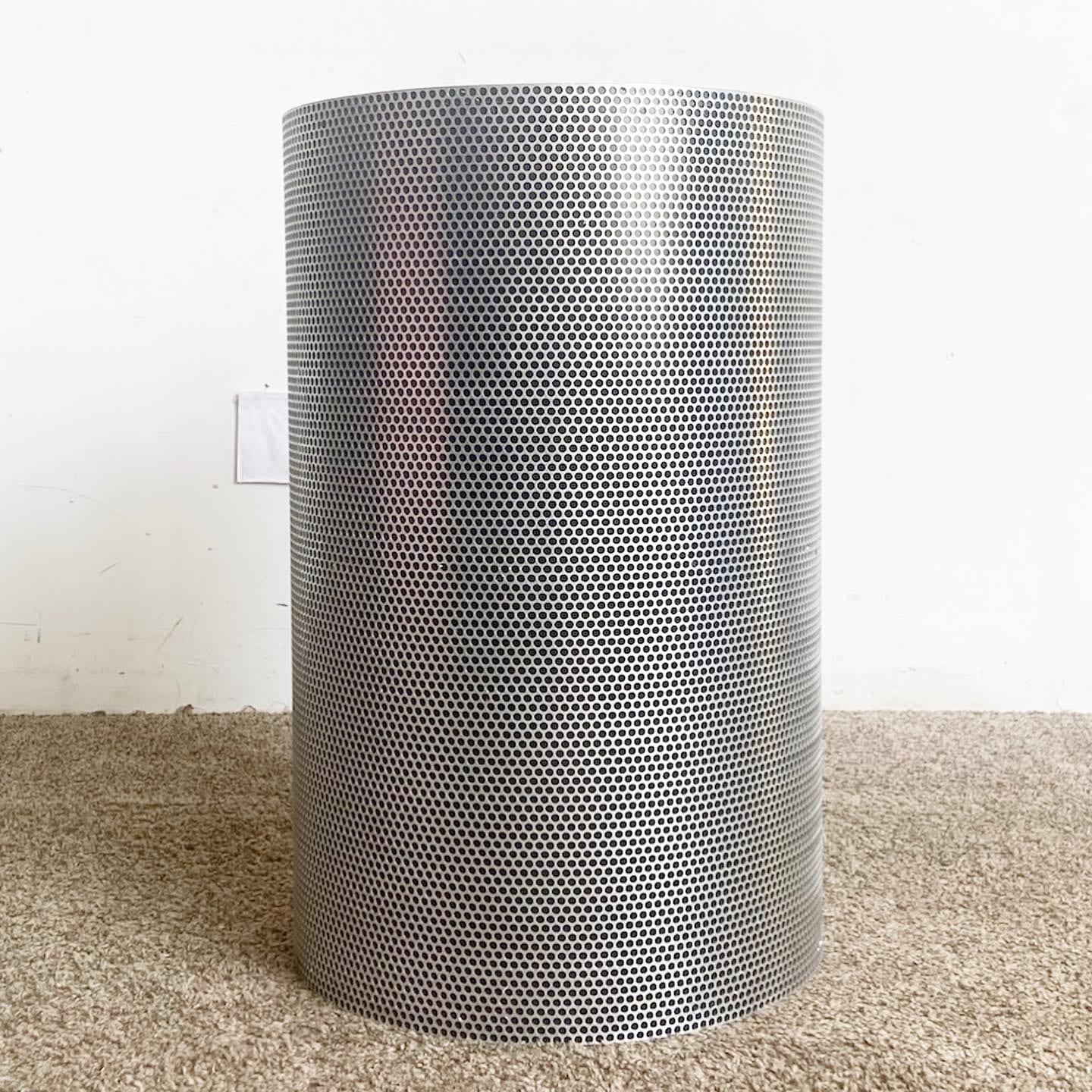 Infuse your space with NYC fashion world charm with our Contemporary Brushed Metal Pedestal from Guess Jeans showroom. A versatile piece with a modern industrial aesthetic.

Chic brushed metal finish showcasing a modern industrial aesthetic.
Sleek