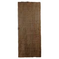 Armadio contemporaneo brutalista in Oak massiccio, marrone