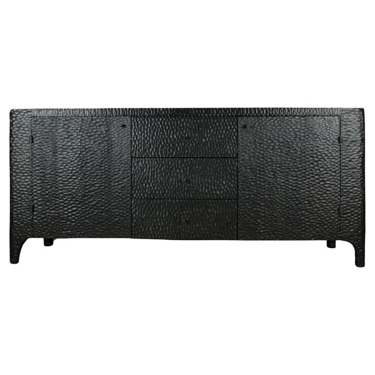Contemporary Brutalist Dresser in Black Oak 'Custom Size' For Sale at  1stDibs