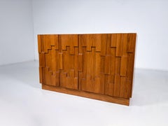 Zeitgenössisches brutalistisches Sideboard, Italien