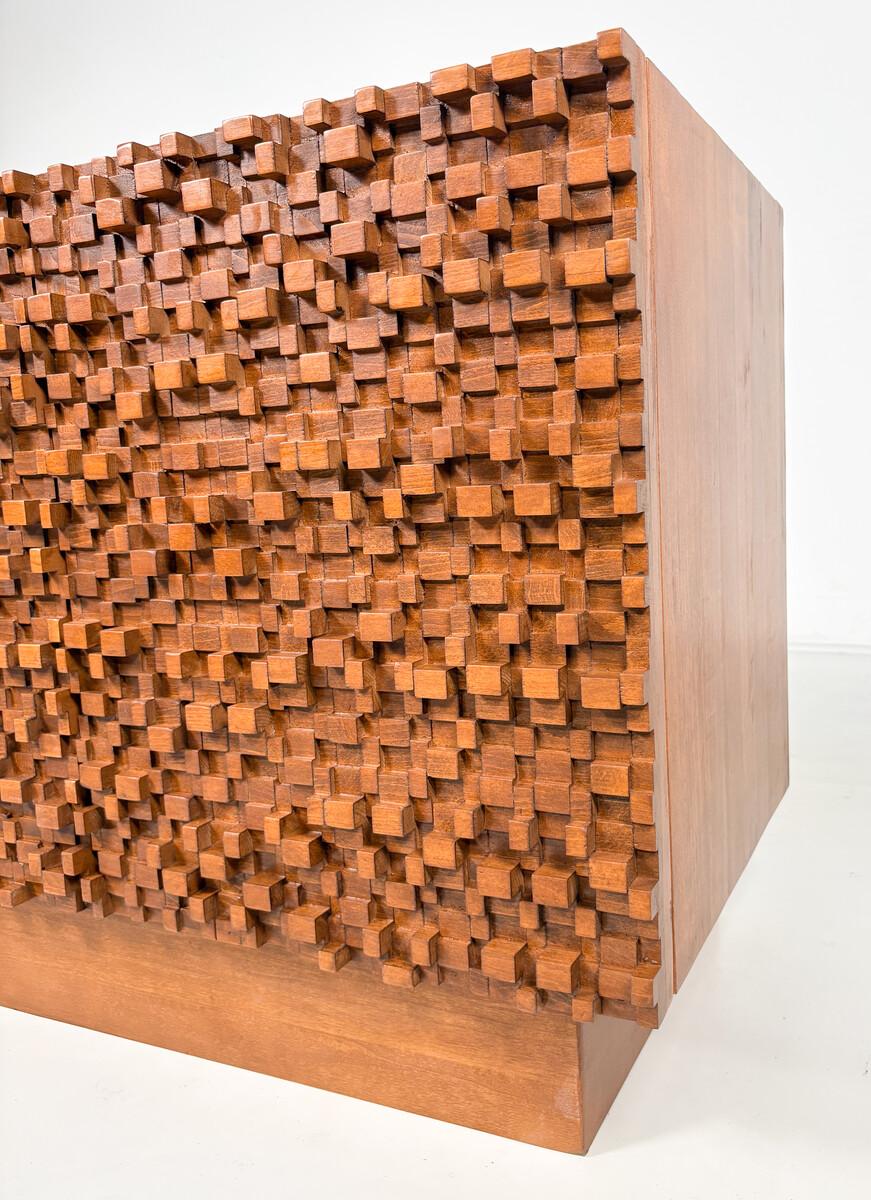Zeitgenössisches brutalistisches Sideboard, Italien im Zustand „Gut“ im Angebot in Brussels, BE