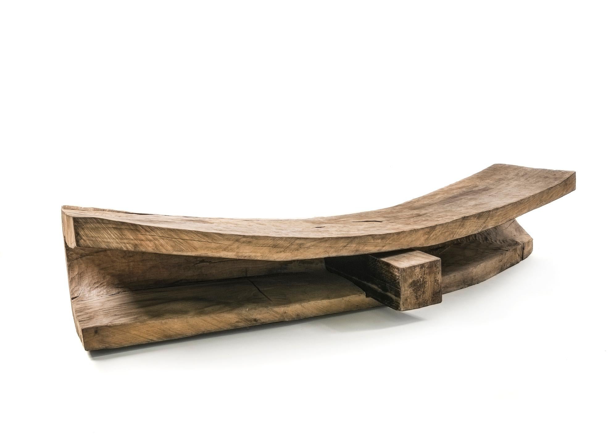 Massive bench made of solid oak (+ linseed oil)
(Outdoor use OK)
Measures: 300 x 70 x 35 cm

SÓHA design studio conceives and produces furniture design and decorative objects in solid oak in an authentic style. Inspiration to create all these items