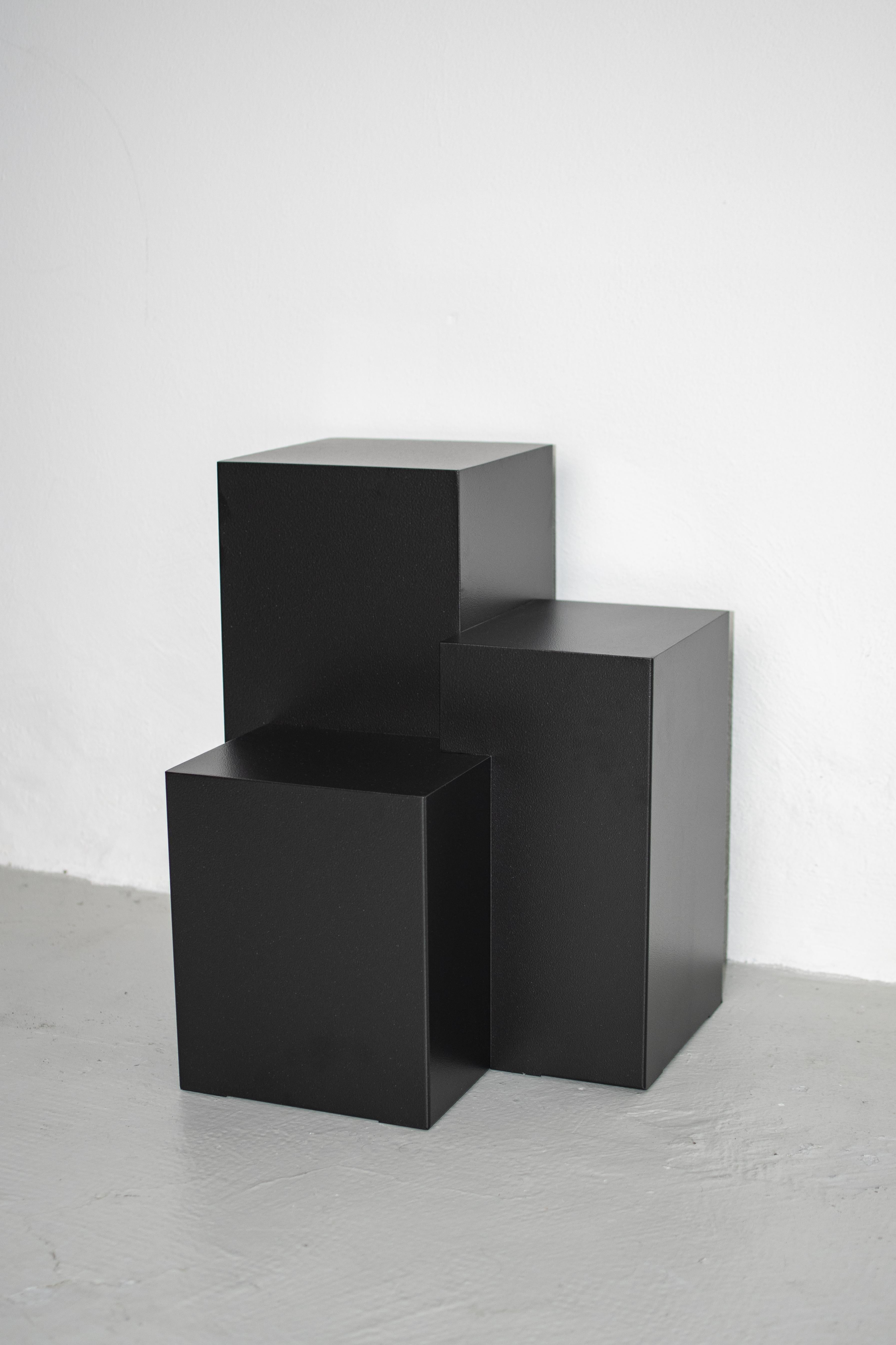 Italian Contemporary Brutalist Style Side Table and Night Stand by Spinzi For Sale