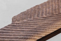 Contemporary Brutalist Style Small Table or Bench #8 aus massiver Eiche