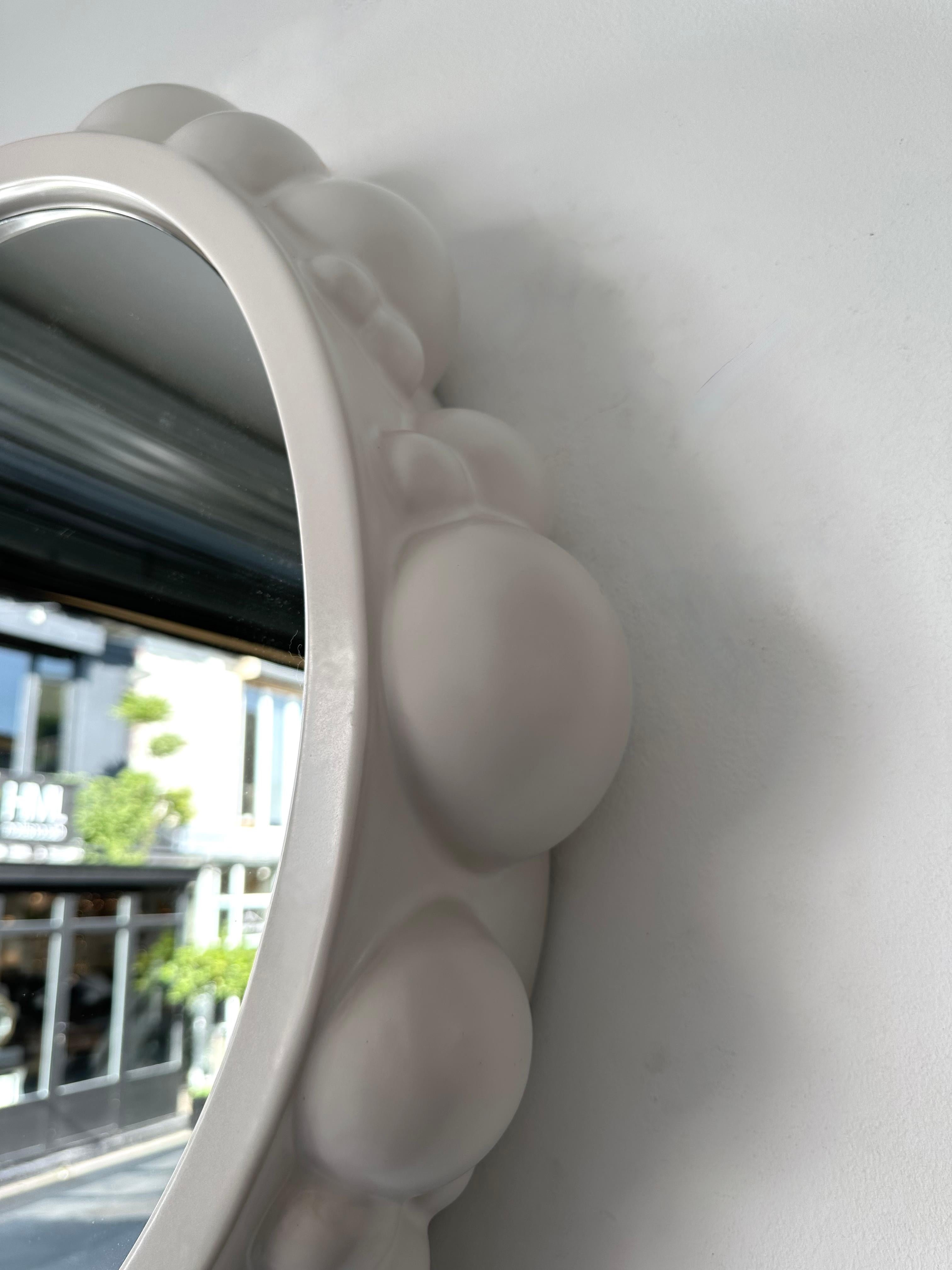 Contemporary Bubble Atomo Ceramic Mirror by Antonio Cagianelli, Italy For Sale 4