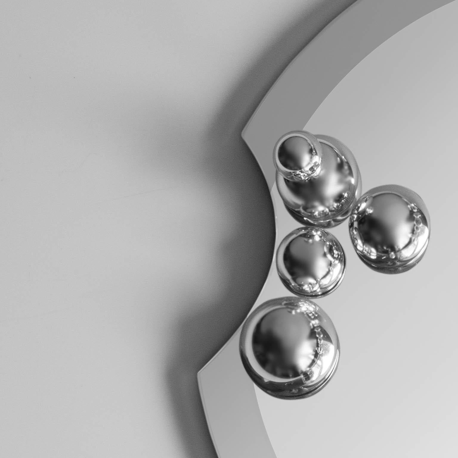 Contemporary 'Bubble Mirror' Handmade Mirror by Simone Crestani Playful Elegant For Sale 3