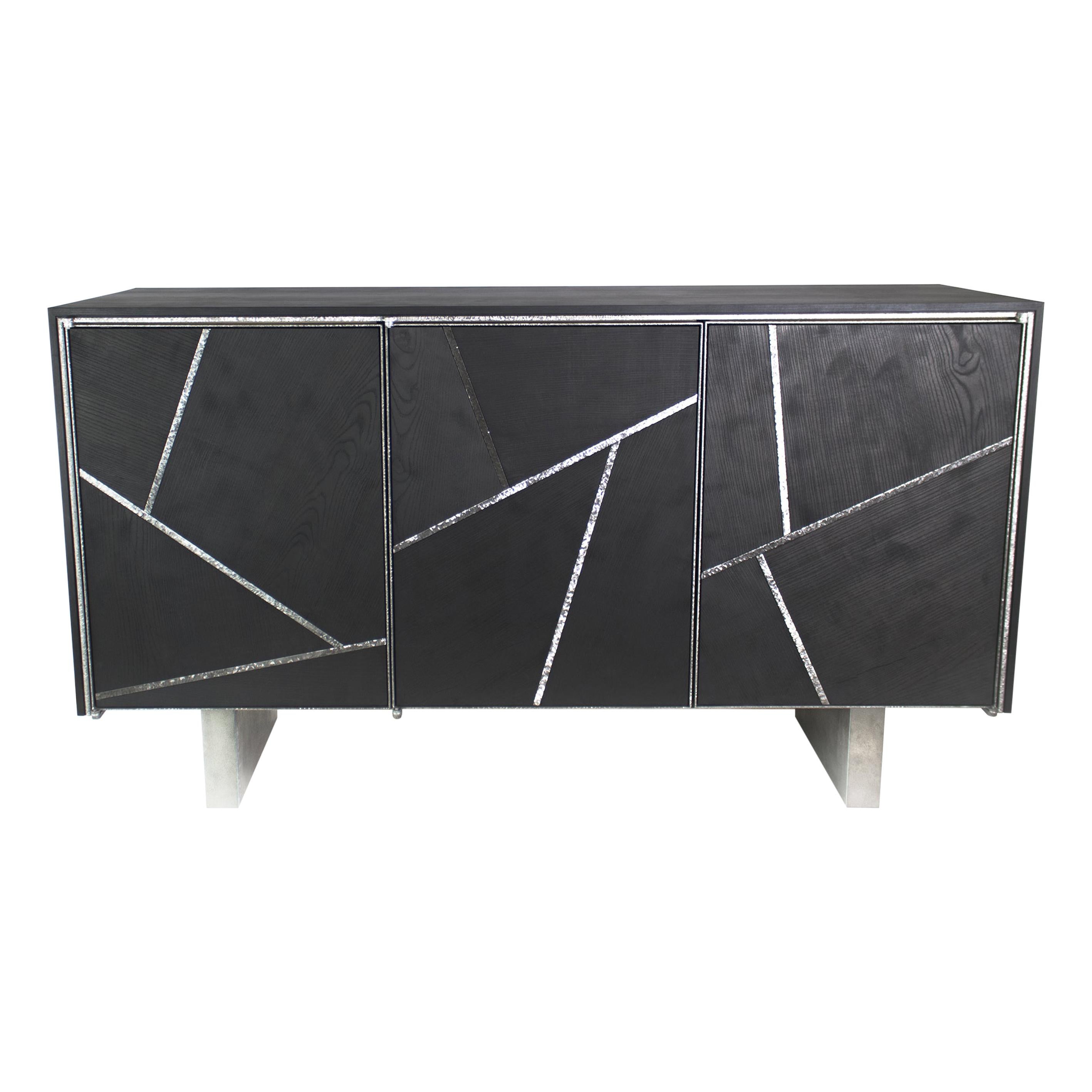 Contemporary Buffet Black Ash For Sale