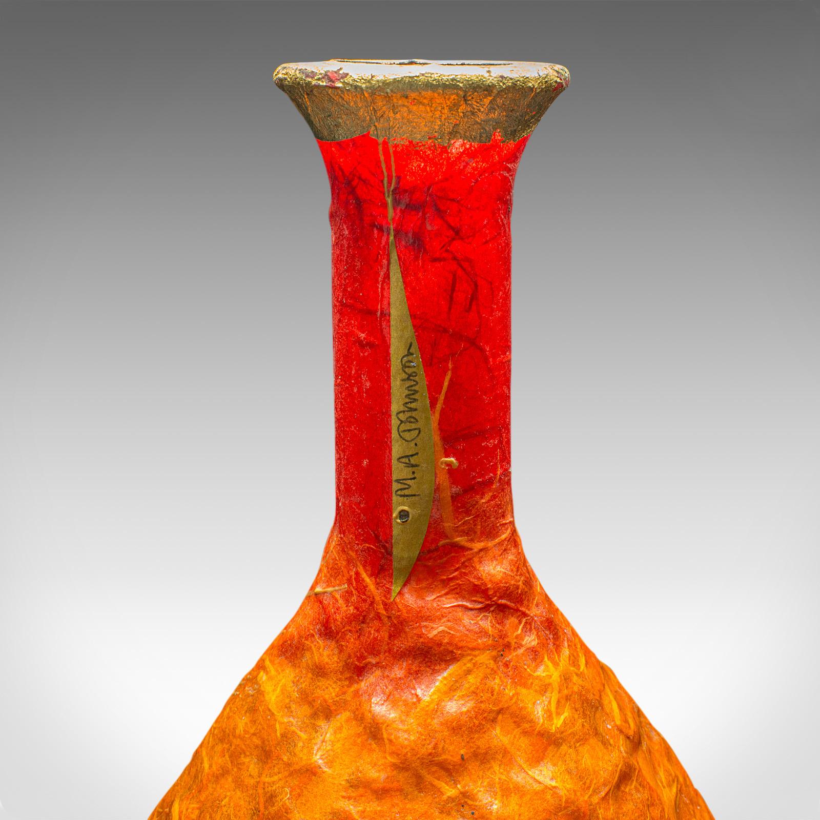 Contemporary Bulb Posy Vase, English, Art Glass, Decorative, Margaret Johnson For Sale 5