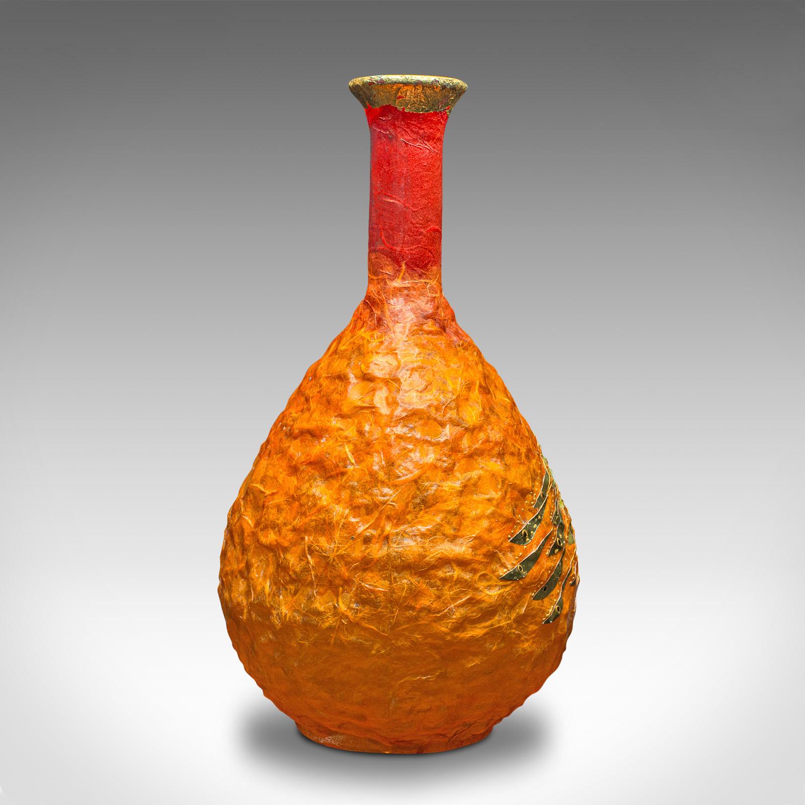 Modern Contemporary Bulb Posy Vase, English, Art Glass, Decorative, Margaret Johnson For Sale