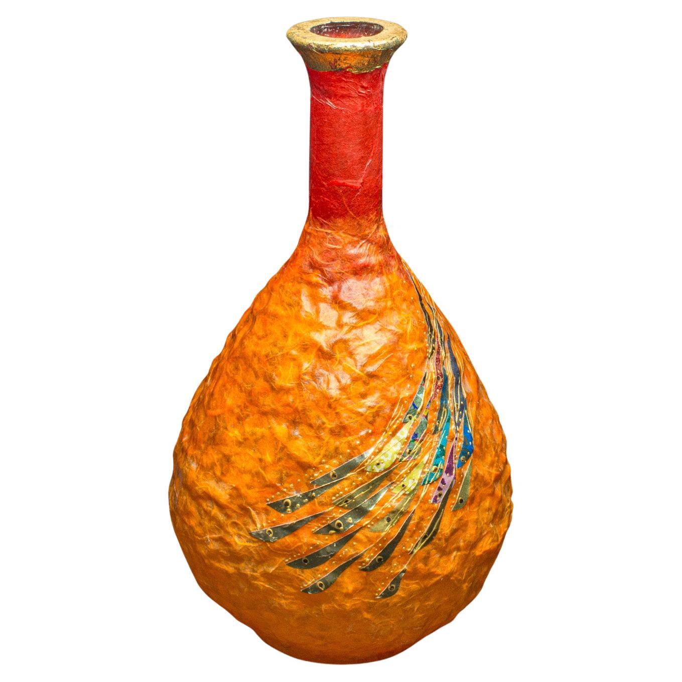 Contemporary Bulb Posy Vase, English, Art Glass, Decorative, Margaret Johnson For Sale